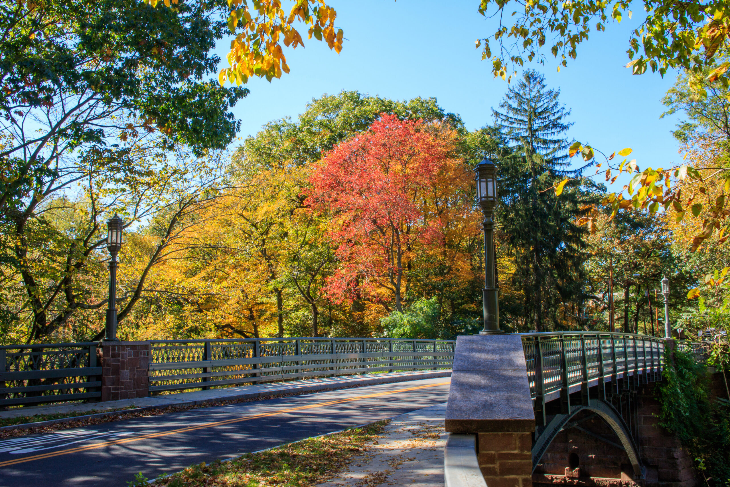 The East Rock Road bridge in New Haven, Connecticut.